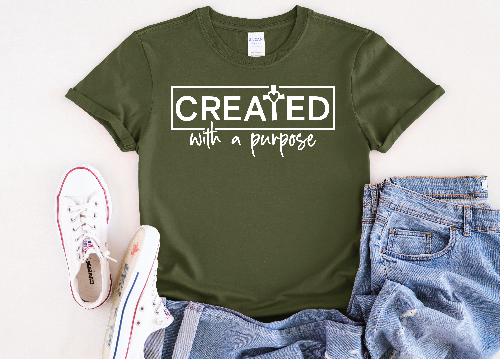 Created with A Purpose - Multiple Color Options